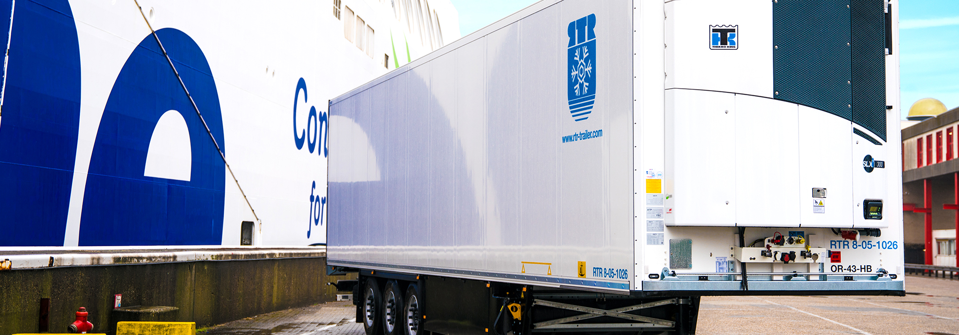 RTR Trailer refrigerated trailer rental in the Netherlands and Belgium
